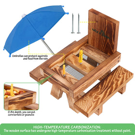 MIXXIDEA Cedar feeder kit with simple assembly in minutes