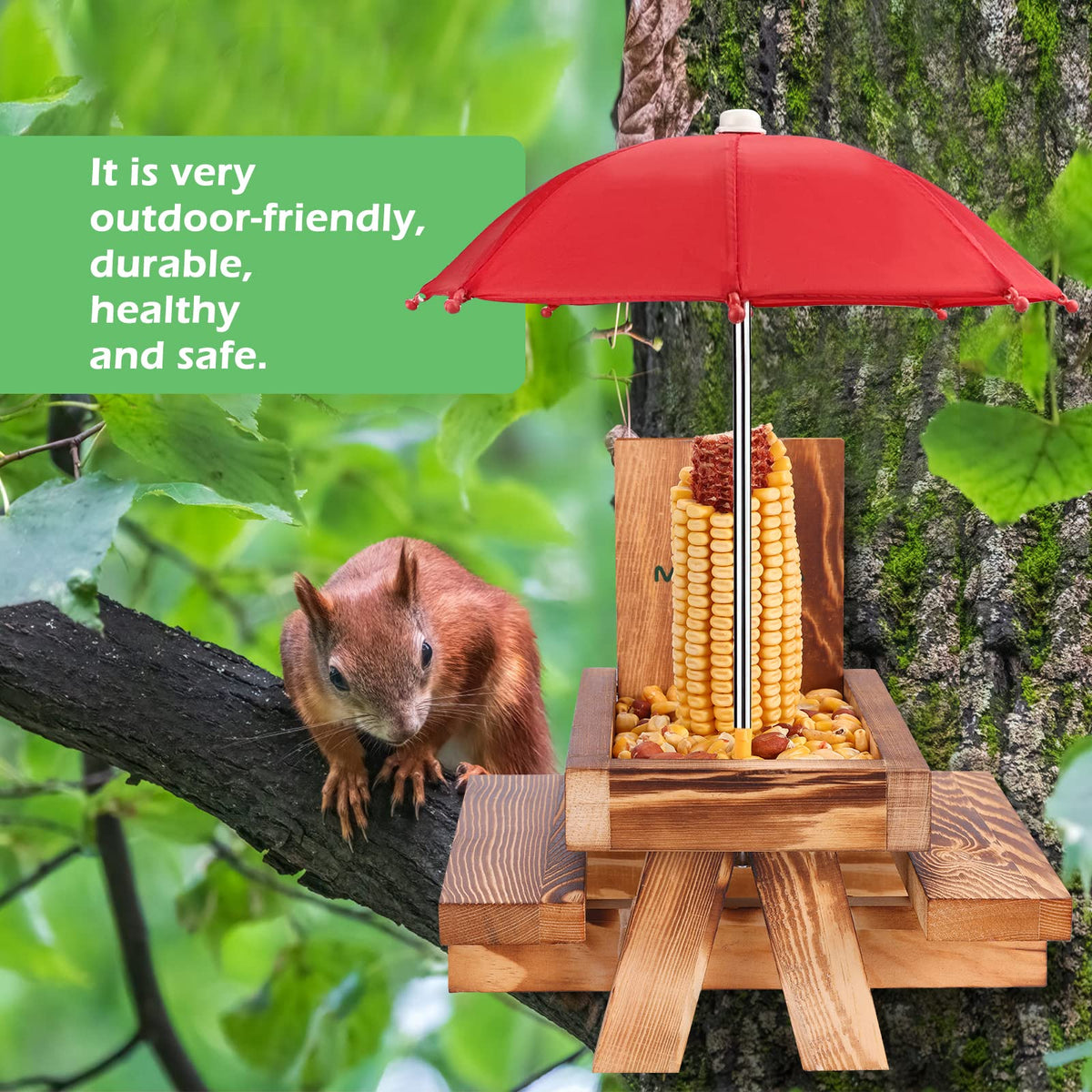 MIXXIDEA attach-to-tree installation makes setup quick and secure.