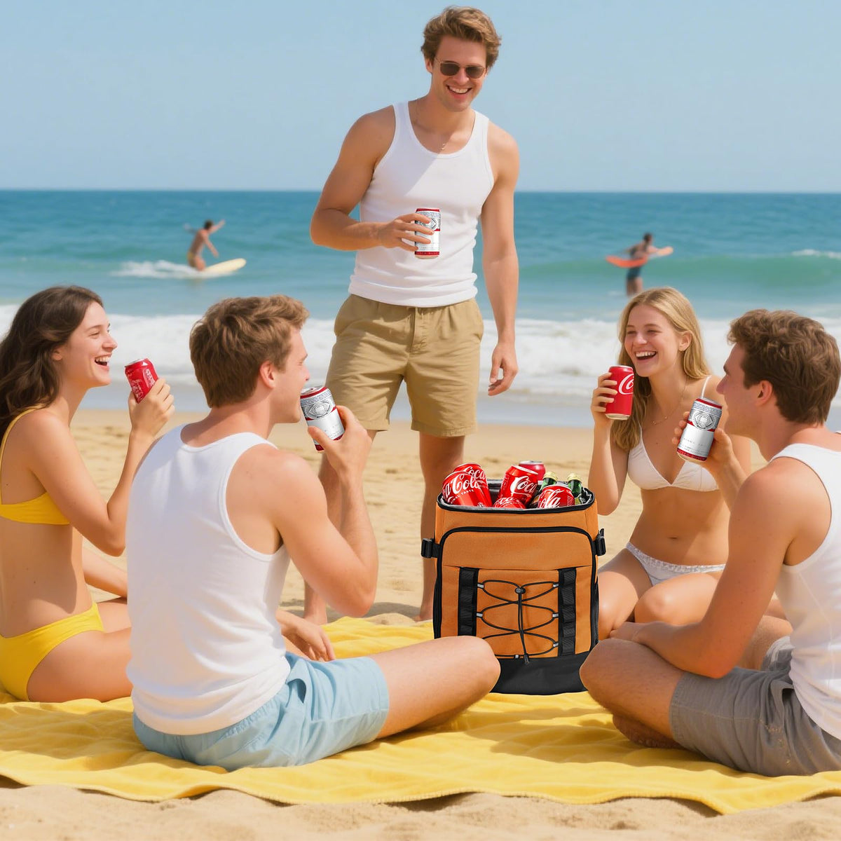 MIYCOO beach travel picnic ready cooler for all-day outings