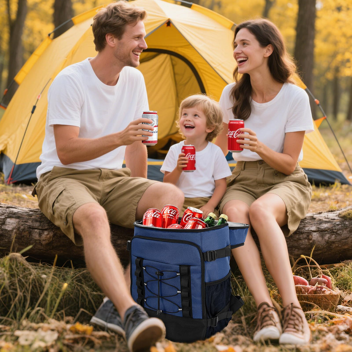 MIYCOO cooler backpack bottle opener on strap adds quick refreshment access