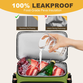 MIYCOO Cooler Backpack extendable pocket for valuables