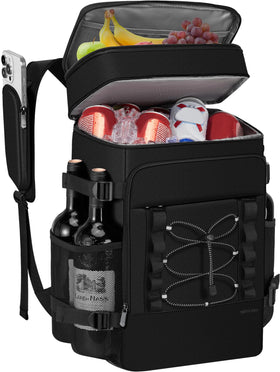 MIYCOO Cooler Backpack leakproof liner ensures mess-free picnics.