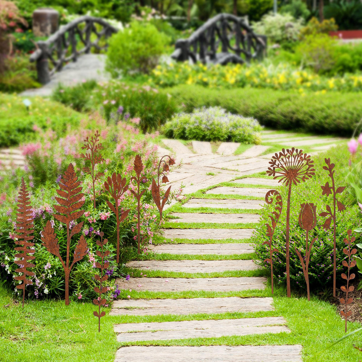Mizelu 12-pack provides versatile options for centerpieces, borders, or garden beds.