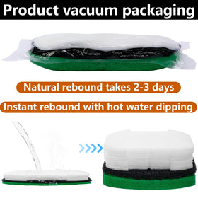 Mizelu black wave pad captures medium impurities for cleaner water