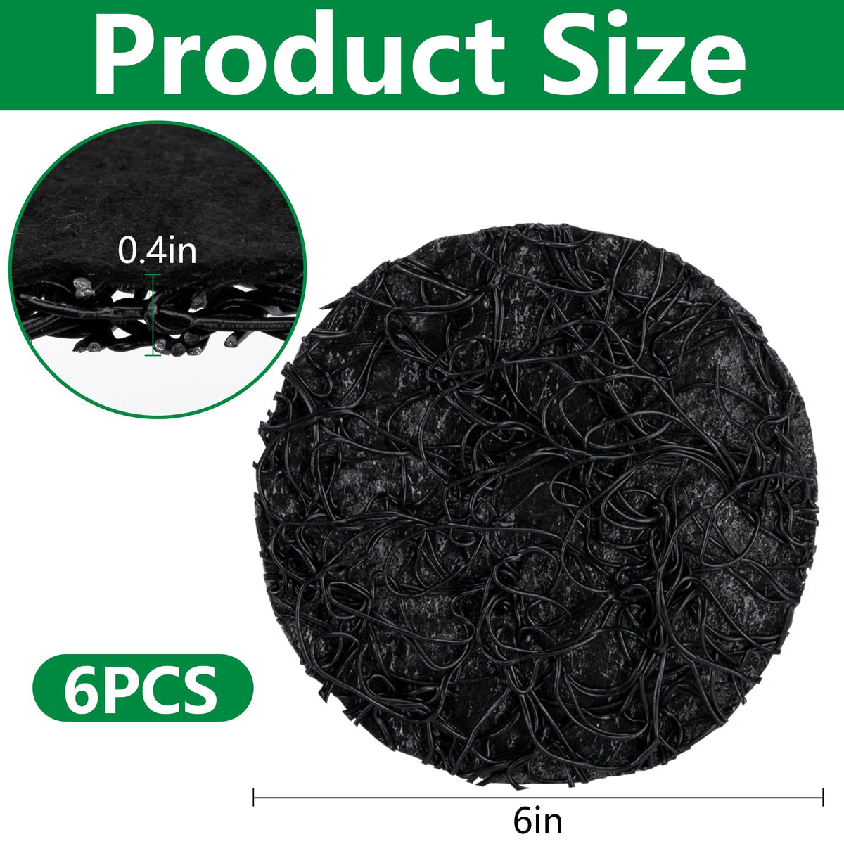 Mizelu double-layer drainage disc enhances airflow and prevents soil clogging
