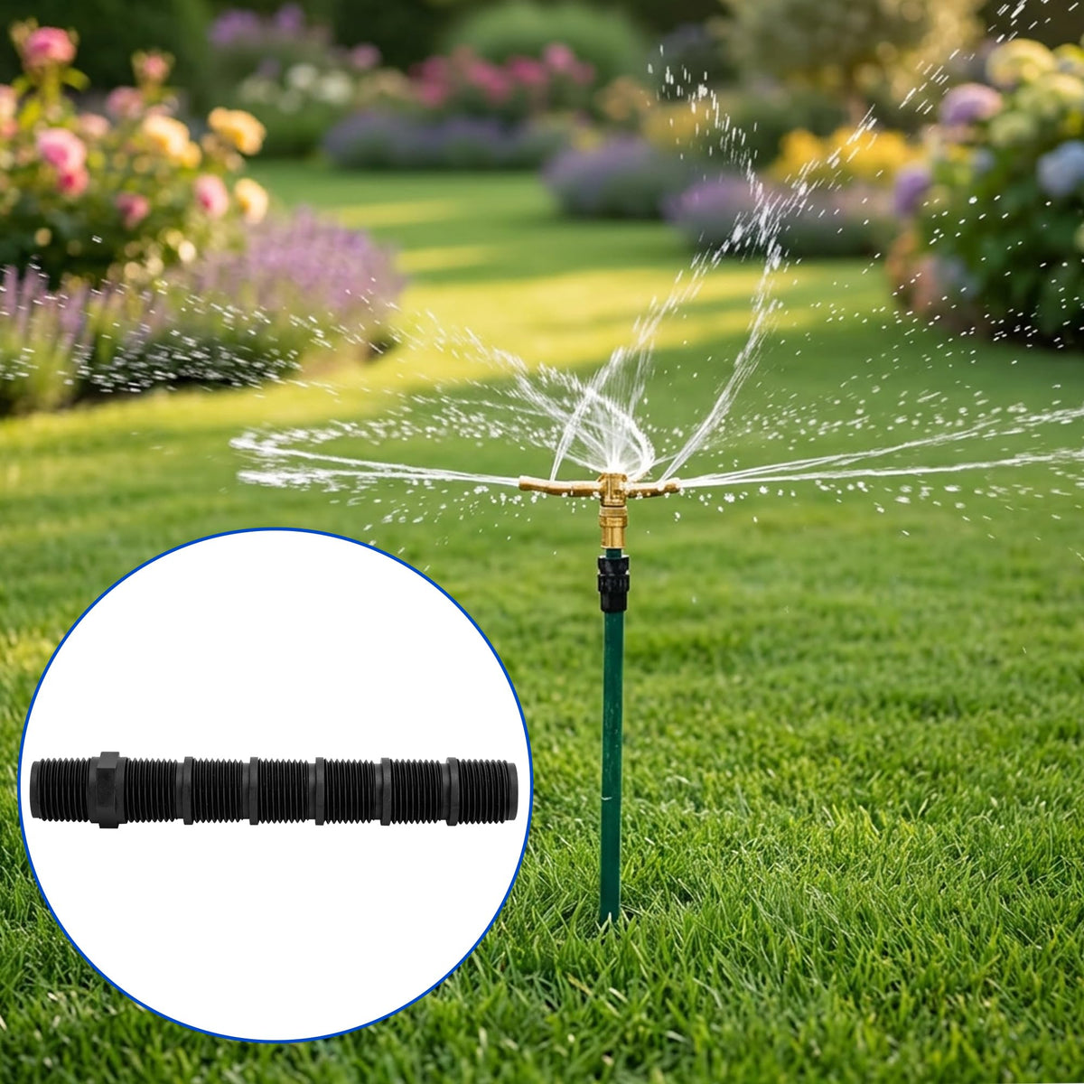 Mizelu easy height adjustment for a precise fit in sprinkler setups