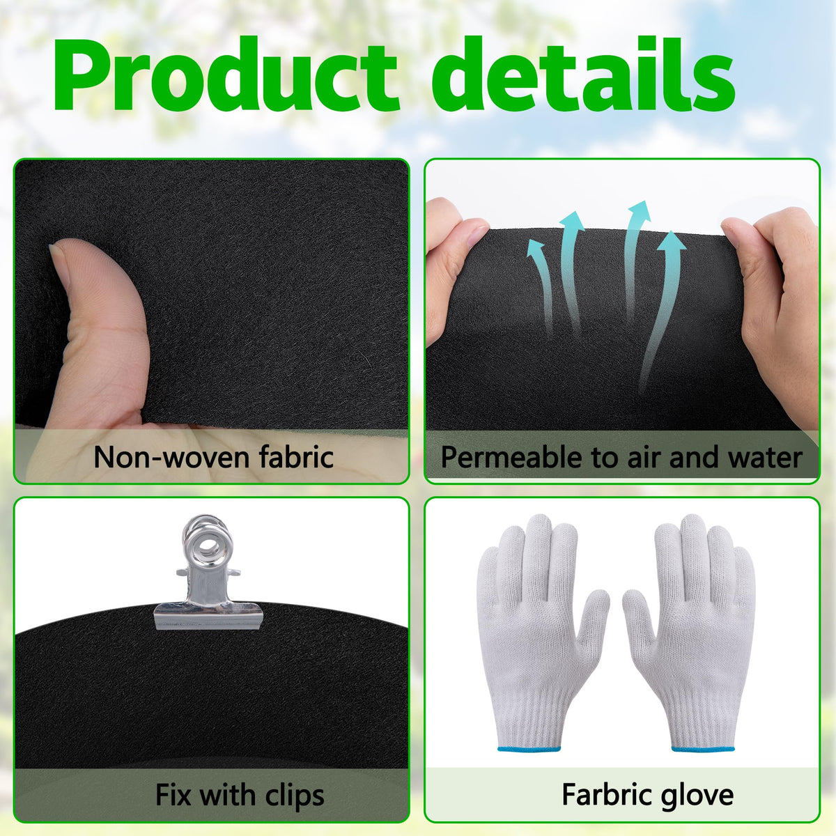 Mizelu gloves pair provide clean, protected handling during installation
