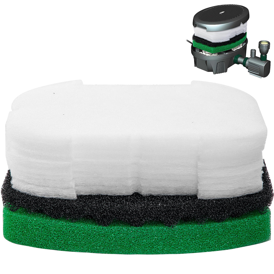 Mizelu pond filter maintenance kit shown as complete replacement set for easy upkeep