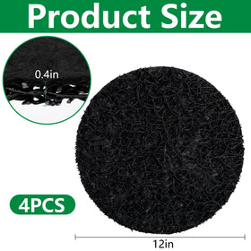 Mizelu pot mat double-layer design boosts aeration and prevents soil loss.