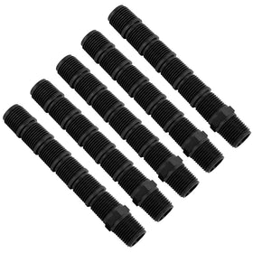 Mizelu sprinkler rise connectors in a five-piece kit for full irrigation installations