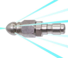 MIZORLIE sewer jetter nozzle stainless steel body for durable drain cleaning.