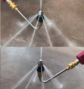 MIZORLIE rear nozzles 30-degree flush debris efficiently