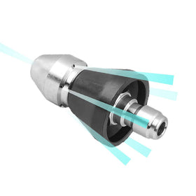 MIZORLIE sewer nozzle stainless steel body for durable pipe cleaning
