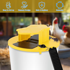 MJiashou dizzy dunker system visual demonstrates swift, humane capture with automatic reset.