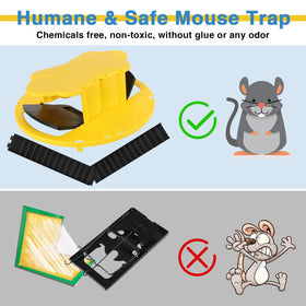 MJiashou indoor outdoor rodent trap use demonstrates versatile placement options.