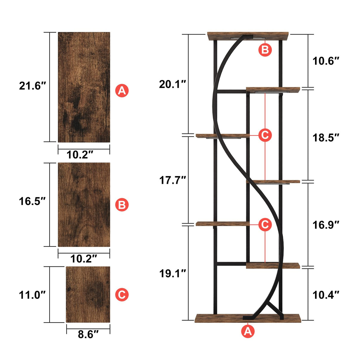 MJOMKN wall strap keeps the tall stand secure around children or pets.