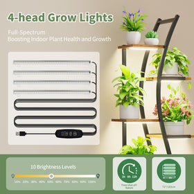 MJOMKN waterproof-coated shelves resist wear and simplify cleaning