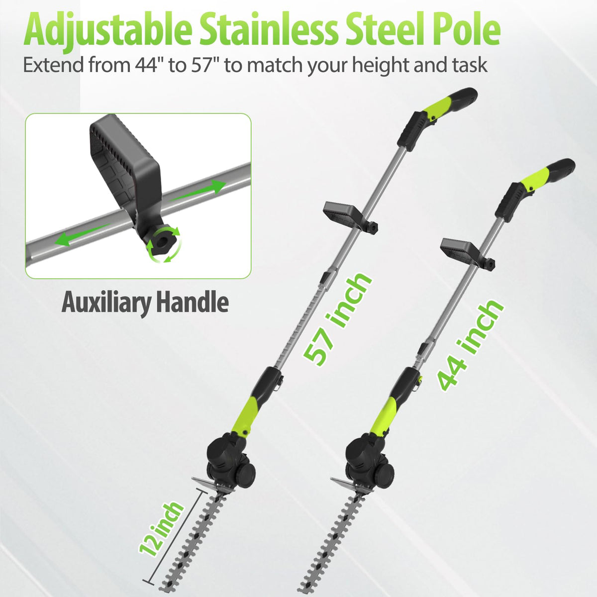 MJUM 0-90 degree head for precise angles on slopes and beds