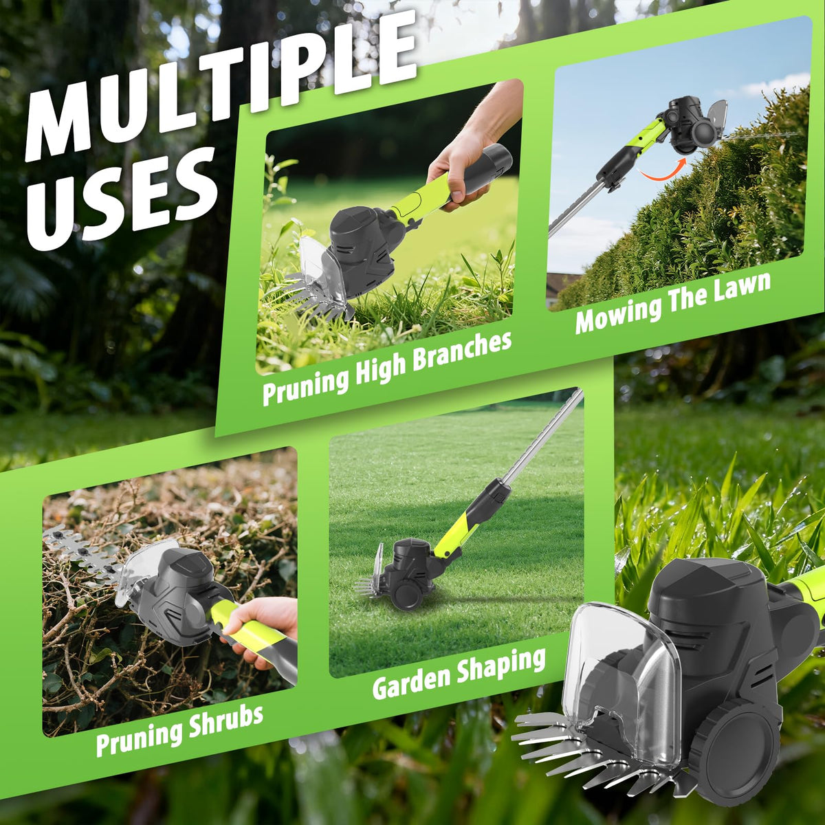 MJUM complete kit includes two batteries for extended gardening sessions