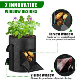 MJZ 380G thickened felt fabric for durable, breathable grow bags