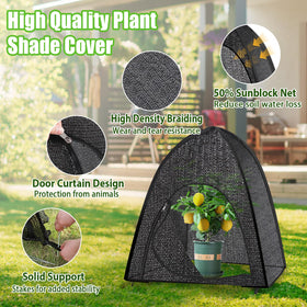 MJZ 50-percent sunblock shade for plants reduces harsh light while preserving airflow.