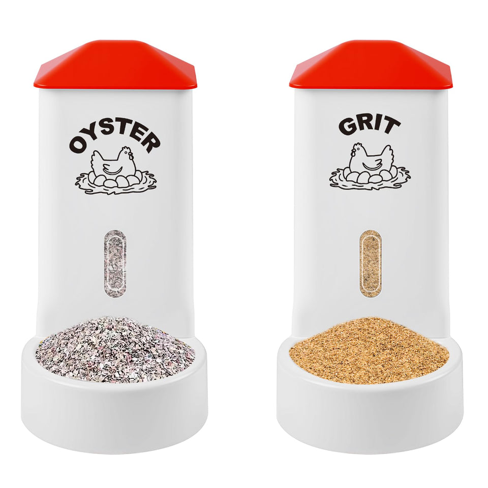 MJZ automatic chicken feeder with visual window for easy monitoring