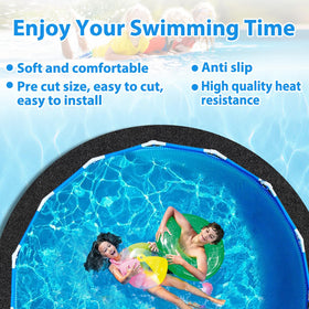 MJZ versatile sizes cover most ground pools and can be trimmed.