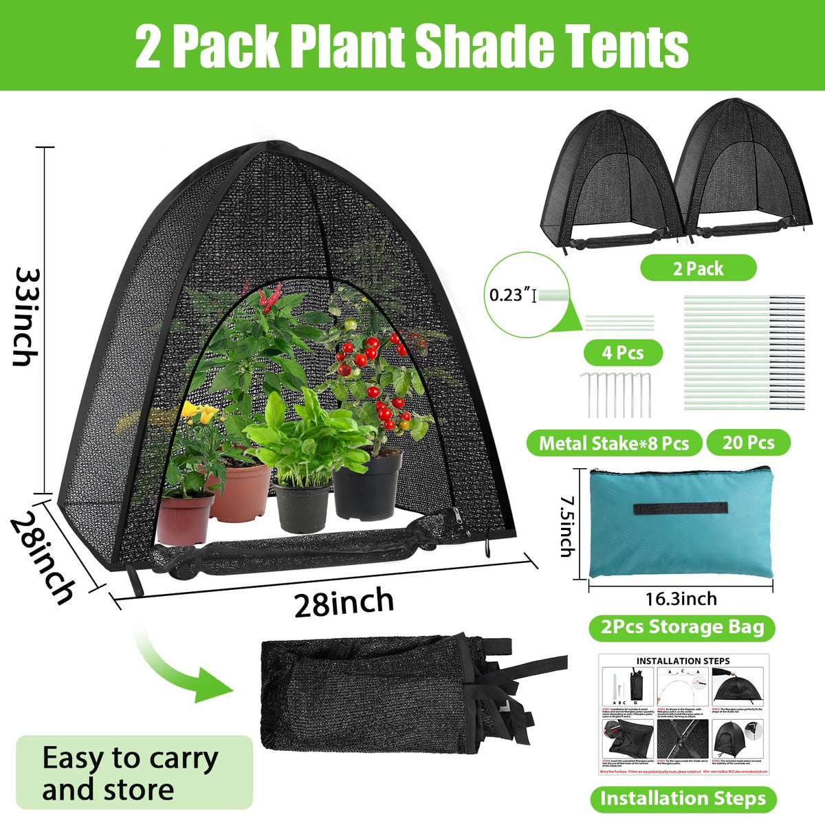 MJZ plant shade tent outdoor garden demonstrates airflow-friendly design for healthy growth.