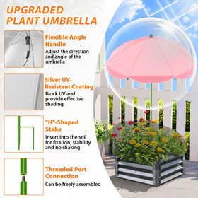 MJZ sunlight-blocking-75 demonstrates protective shade against intense sun