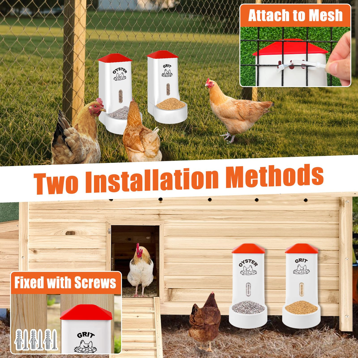 MJZ dual installation options for mesh or walls