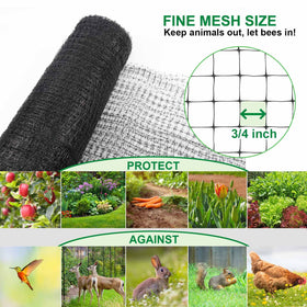 Mklsit bird netting mesh closeup showing protective squares.