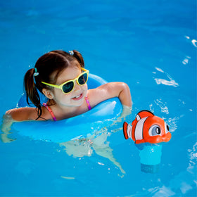 Bromine holder option suits pools and spas alike.