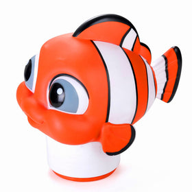 MKLZ clown fish chlorine floater with playful design and steady tablet release.