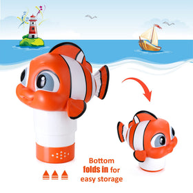 Holds up to four 3-inch tablets for extended pool treatment.