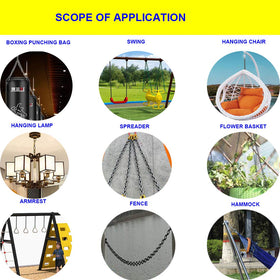 MIKMAYTOO swing-set attachment demonstrates secure compatibility with frames