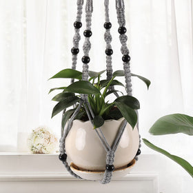 MKO SHUN indoor outdoor boho decor gray for versatile hanging