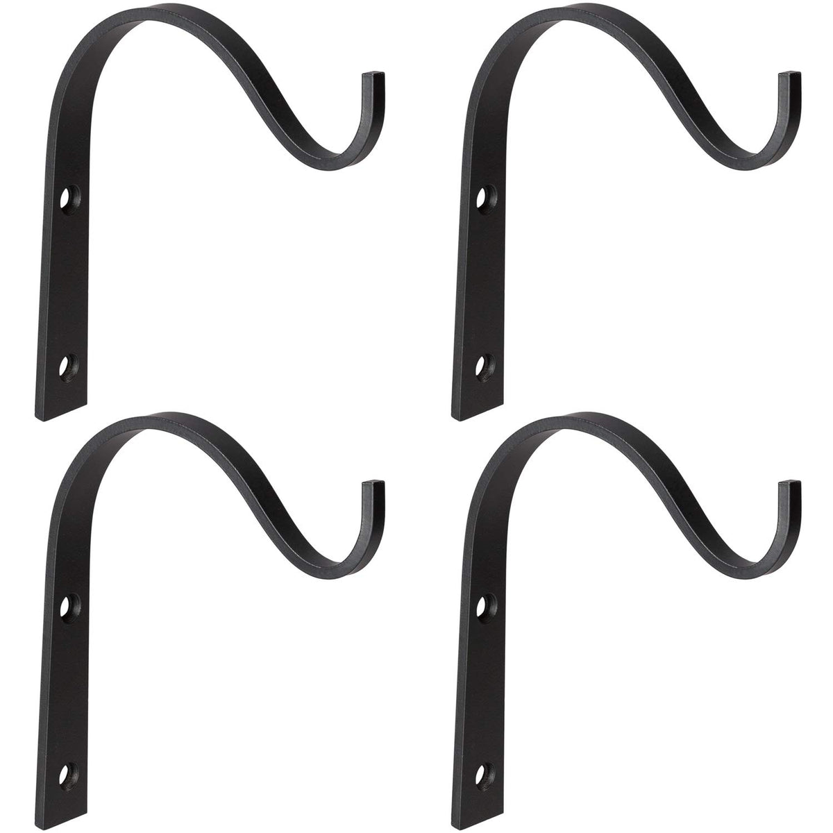 Mkono 4-pack iron wall hooks for lanterns, elevating outdoor decor