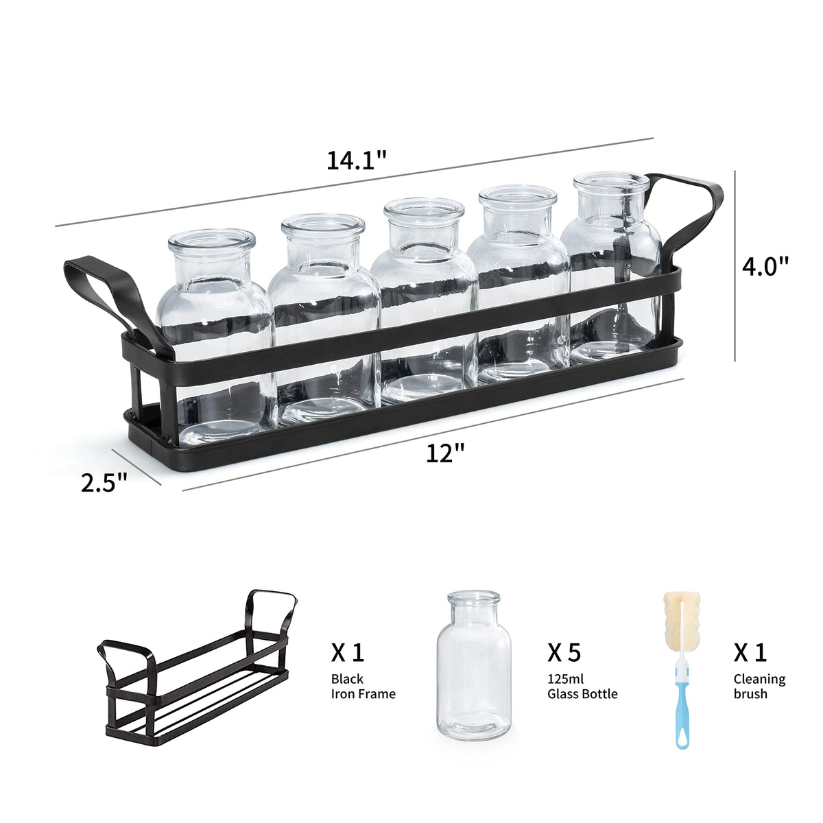 Mkono metal frame desktop centerpiece elevates decor and plant display.