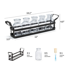 Mkono metal frame desktop centerpiece elevates decor and plant display.