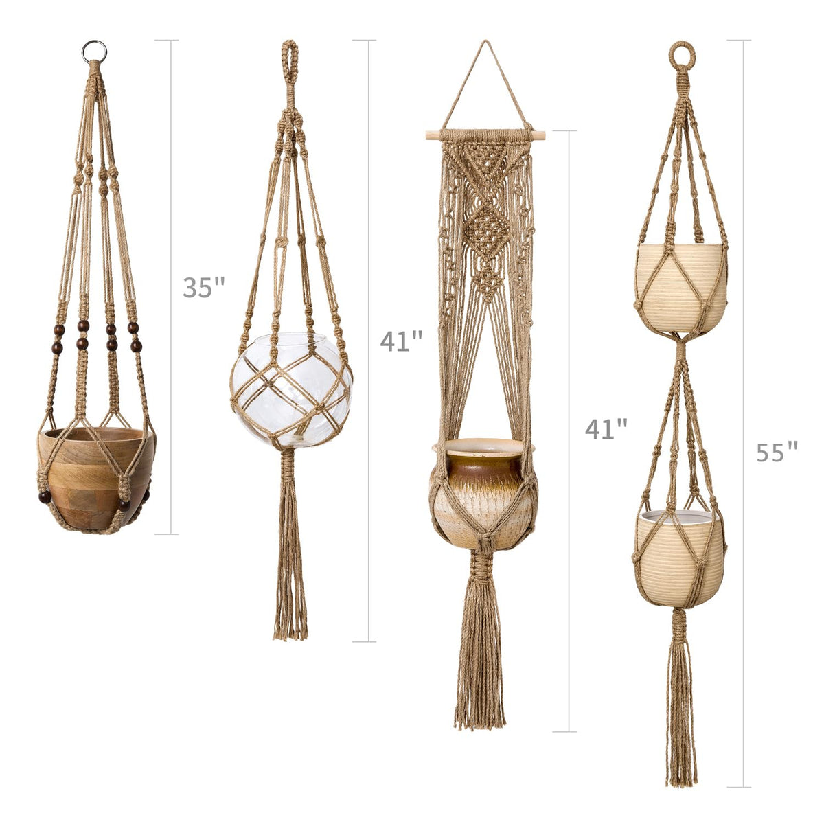 Mkono four-pcs set fits pots up to seven inches in diameter.