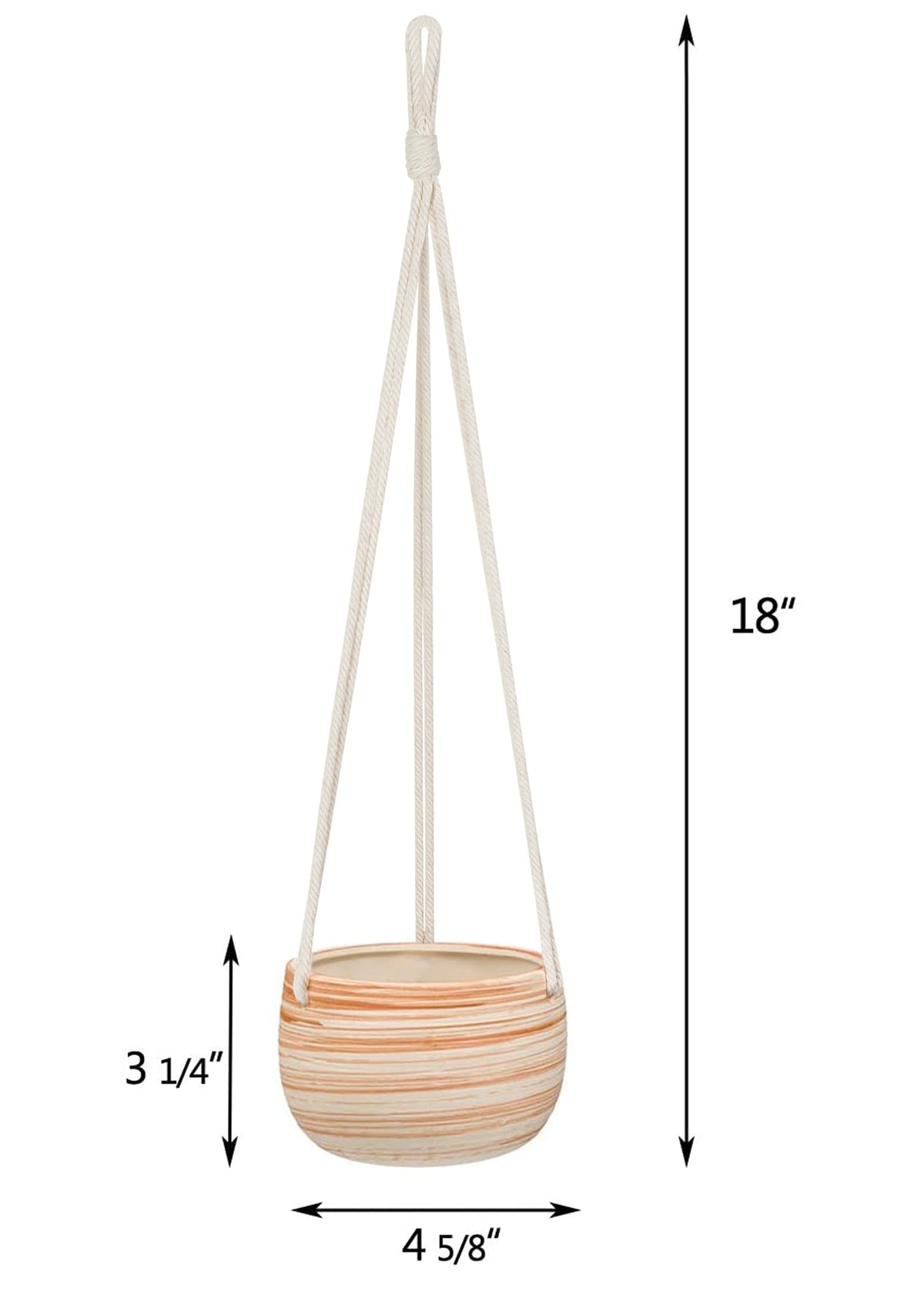 Mkono indoor-outdoor plant holder suitable for shelves and balconies.