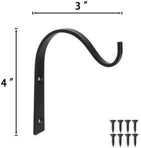 Mkono iron wall hook for mason jar sconces and cozy lighting