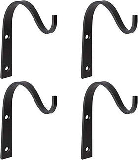 Mkono iron wall hook mounted on wood board hanger for mason jar lights