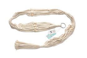 Mkono macrame hanger close-up knots and drape detail