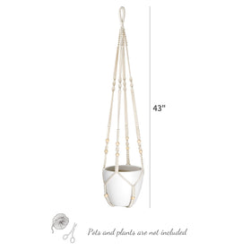 Mkono ivory color blends with modern and rustic decors.