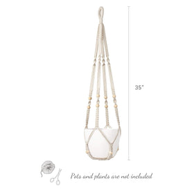 Pots not included; Mkono hanging planter option