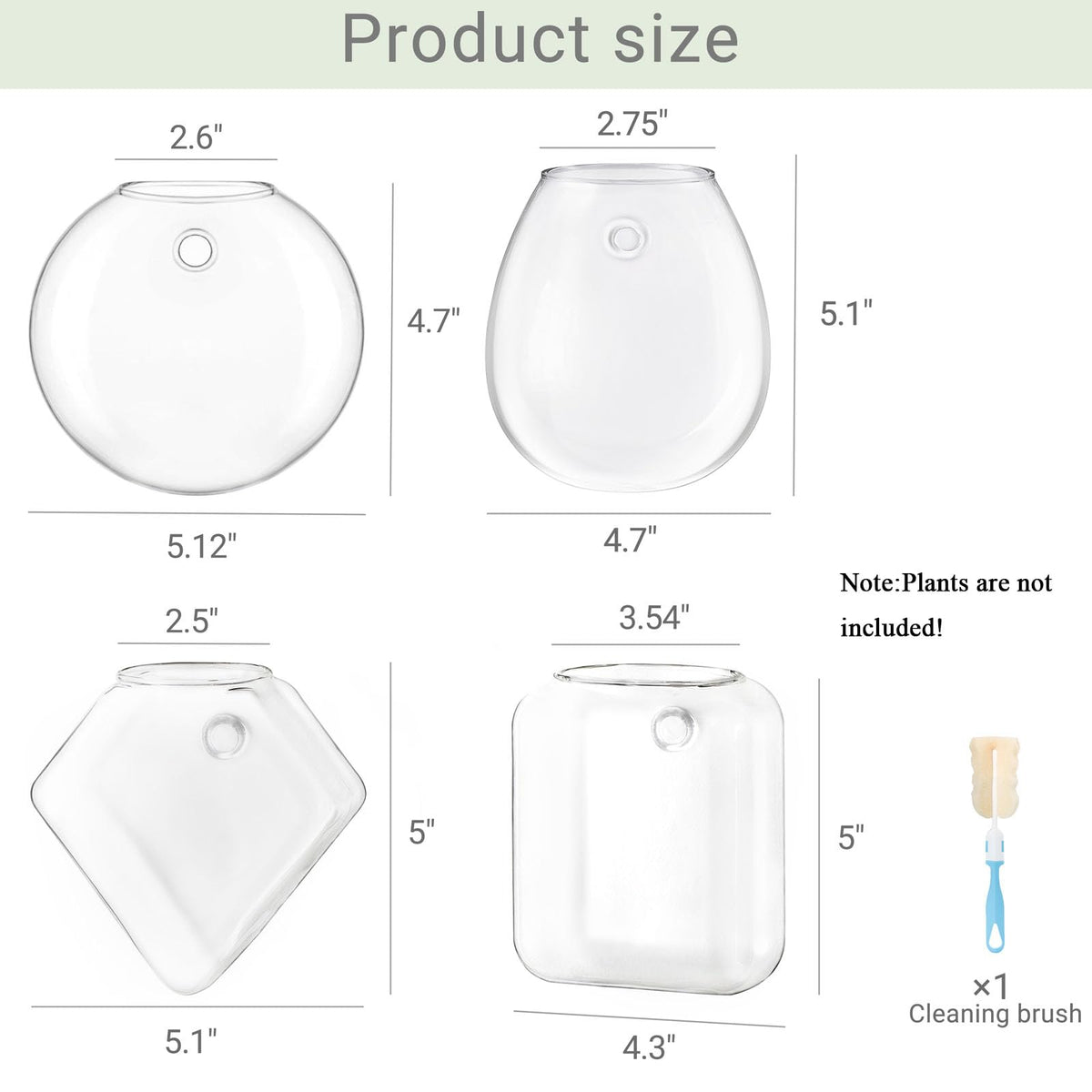 Mkono propagation wall hanging terrarium egg-shaped, natural light friendly display.