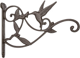 Mkono two-pack hanging hook in iron finish for versatile outdoor decor.