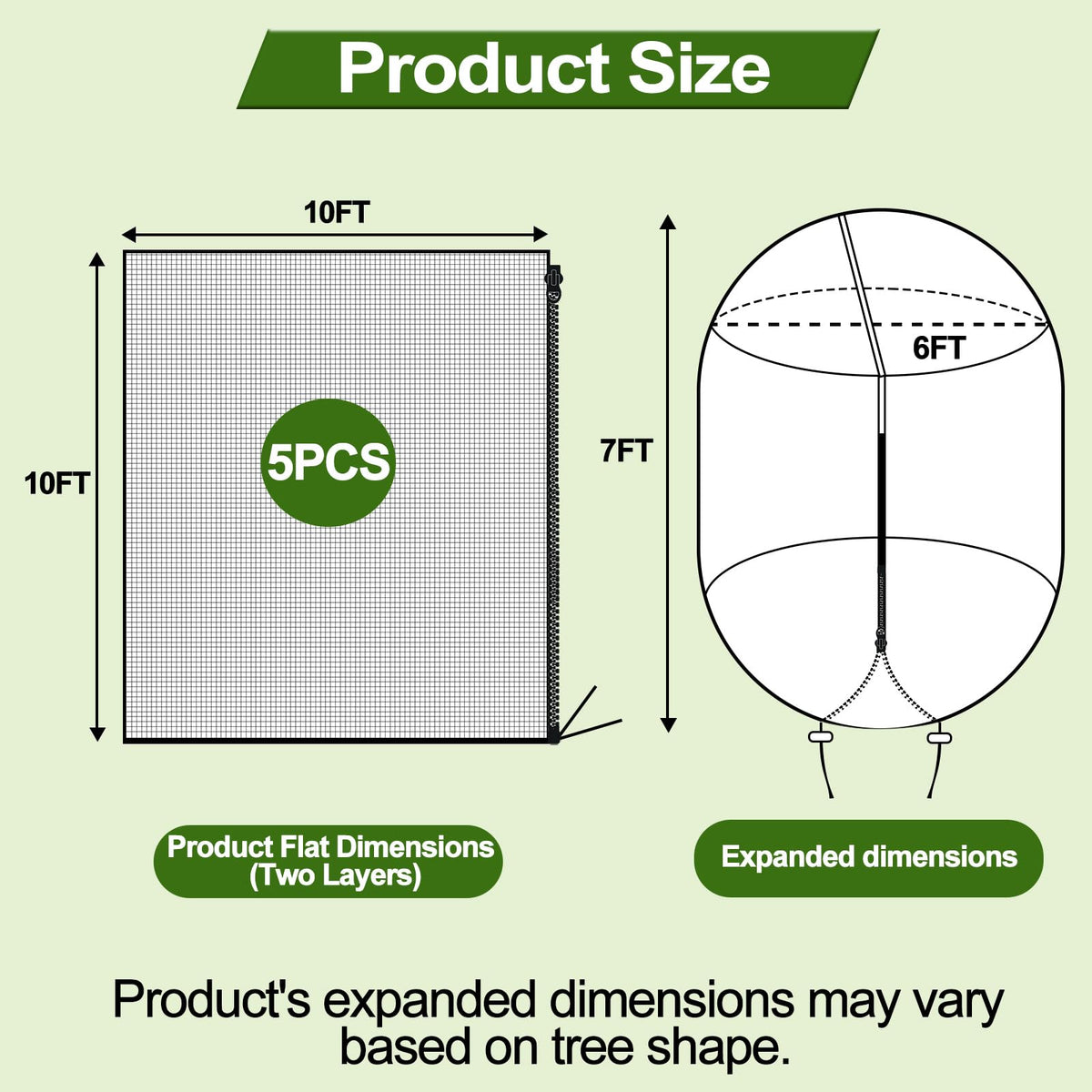 Mlhezy fruit netting bag zipper detail enables secure, easy coverage
