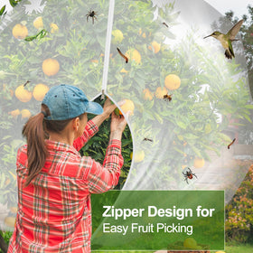Mlhezy ultra fine mesh density netting lets water and sun reach plants
